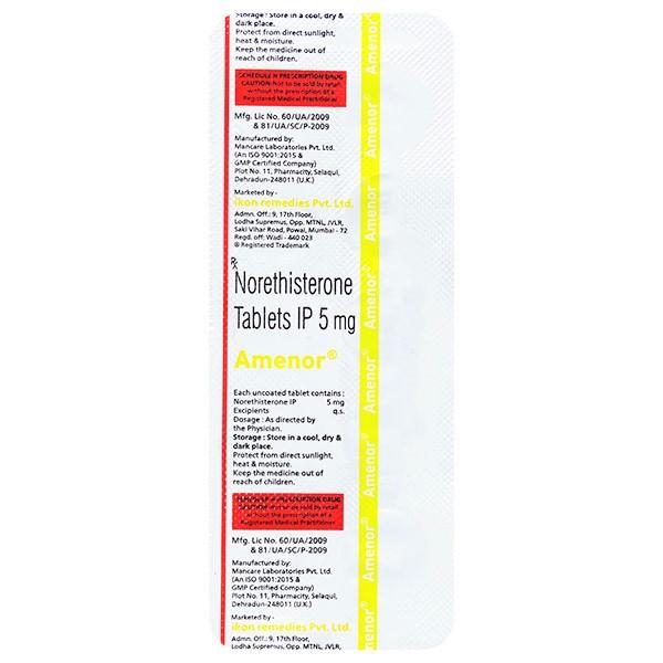 AMENOR 5mg Tablet 10's