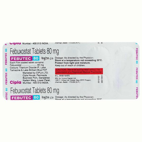 FEBUTEC 80 Tablet 10's