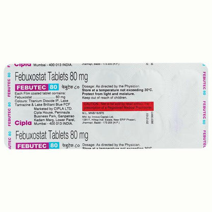 FEBUTEC 80 Tablet 10's