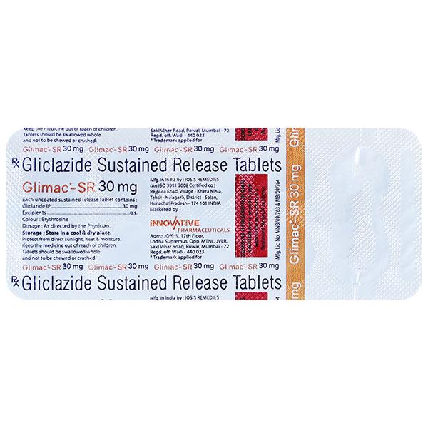 GLIMAC SR 30 Tablet 10's