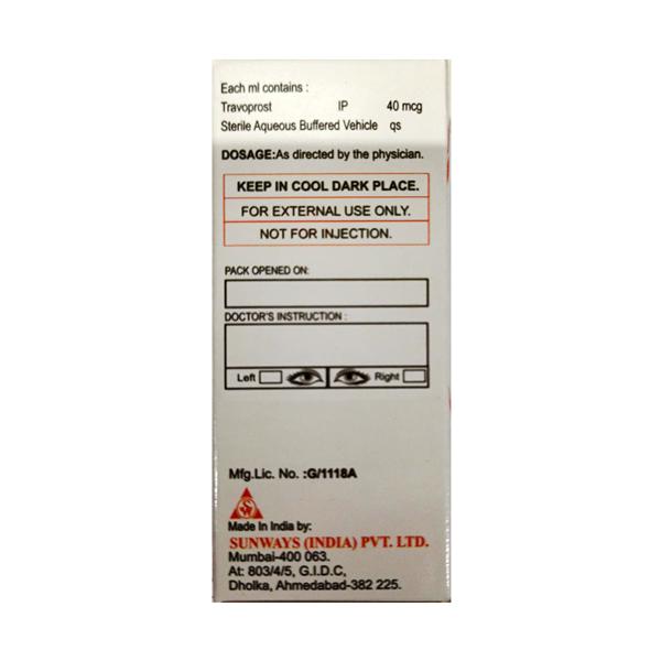 TRAVOSUN BAK FREE Eye Drops 3ml