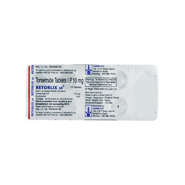 Retorlix 10mg Tablet 10'S