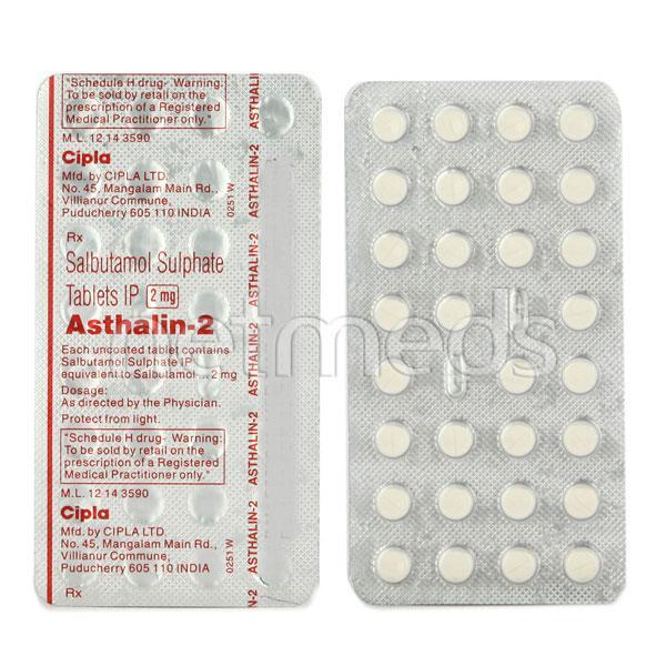 Asthalin 2mg Tablet 30'S