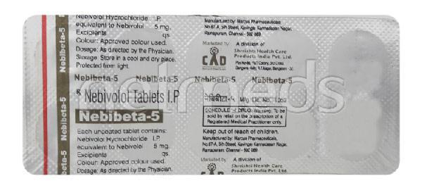 Nebibeta 5mg Tablet 10'S