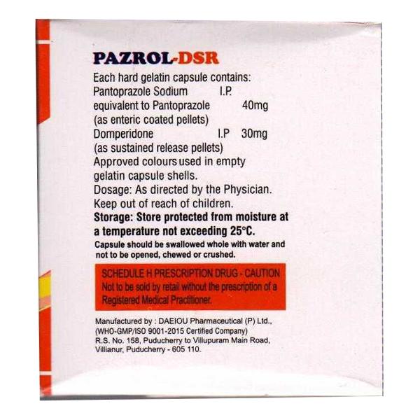 PAZROL DSR Capsule 10's