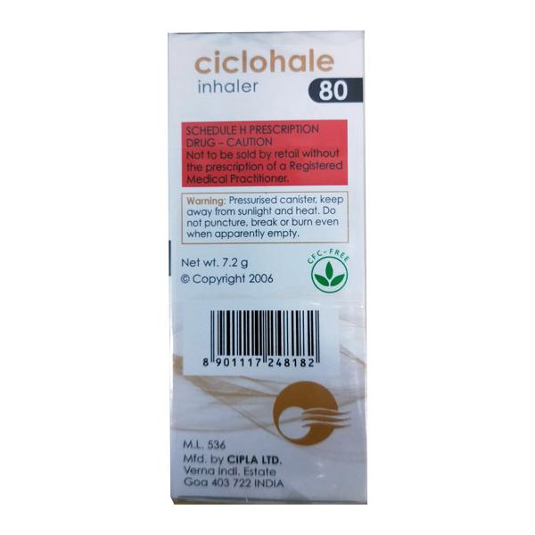 Ciclohale 80mg Inhaler 120Mdi