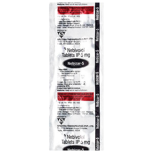 NEBIZAR 5mg Tablet 10's