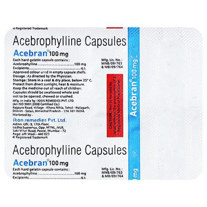 ACEBRAN 100mg Capsule 10's