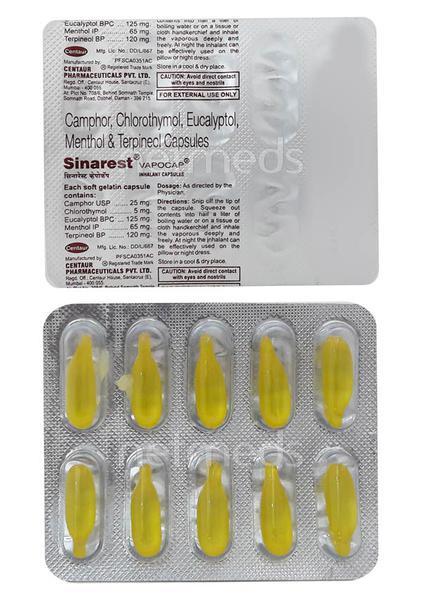 Sinarest Vapocap 10'S