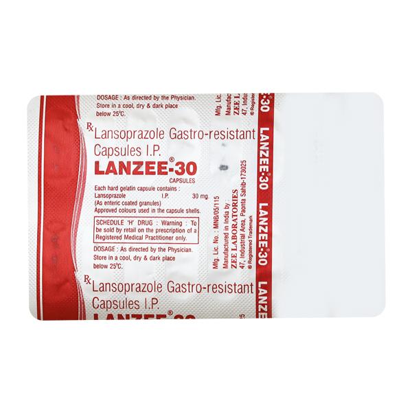 LANZEE 30mg Capsule 15's