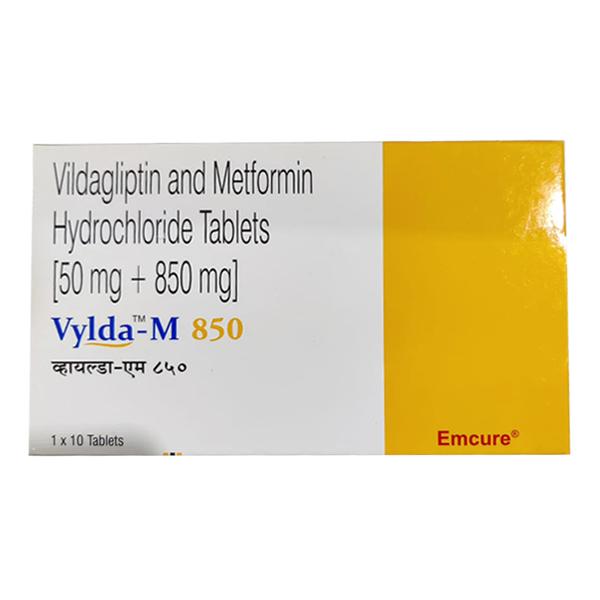 VYLDA M 850mg Tablet 10's