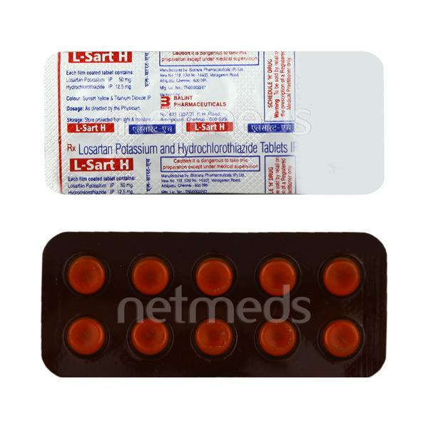 L Sart H Tablet 10'S