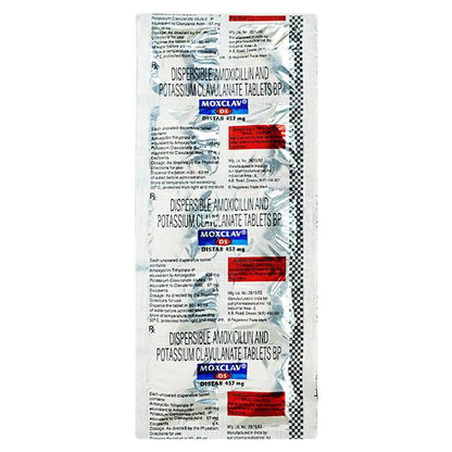 MOXCLAV DS DISTAB 457mg Tablet 10'S