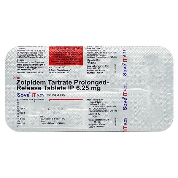 Sove IT 6.25mg Tablet 10'S