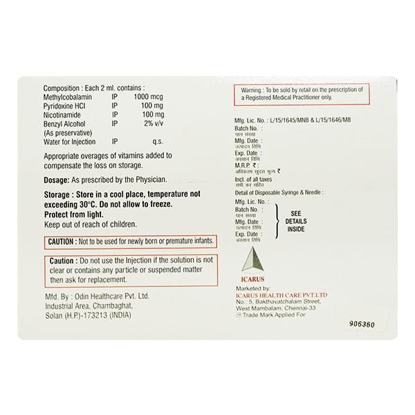 STAMINA B12 Injection 2ml