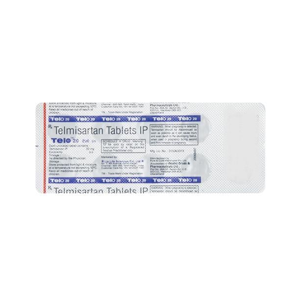 Telo 20mg Tablet 10'S