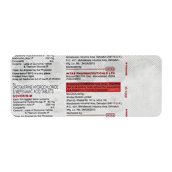 Doverin M Tablet 10'S