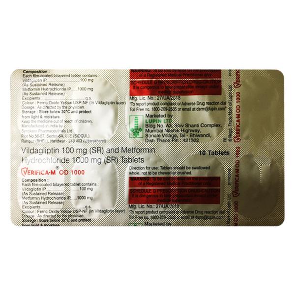 VERIFICA M OD 1000 Tablet 10's