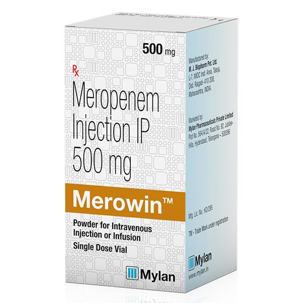 Merowin 500mg Injection 1'S
