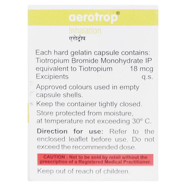 AEROTROP INHALATION Capsule 15's