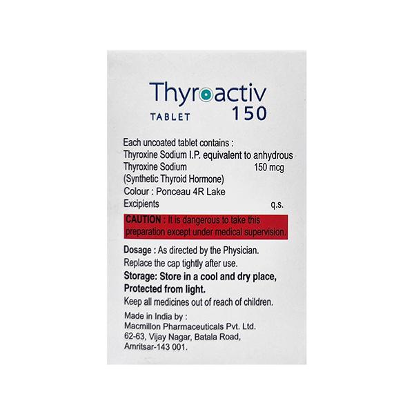 THYROACTIV 150 Tablet 100's