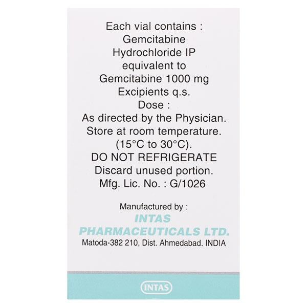 Gemibine 1gm Injection 1's