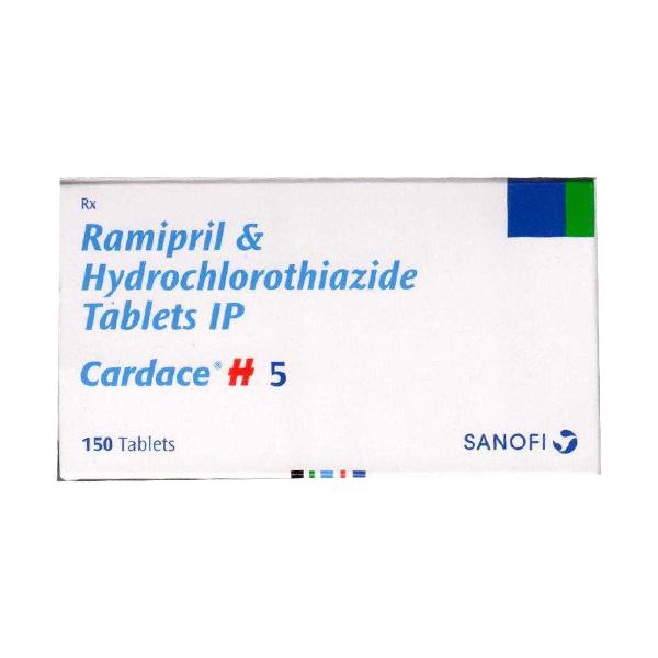 CARDACE H 5 Tablet 15's