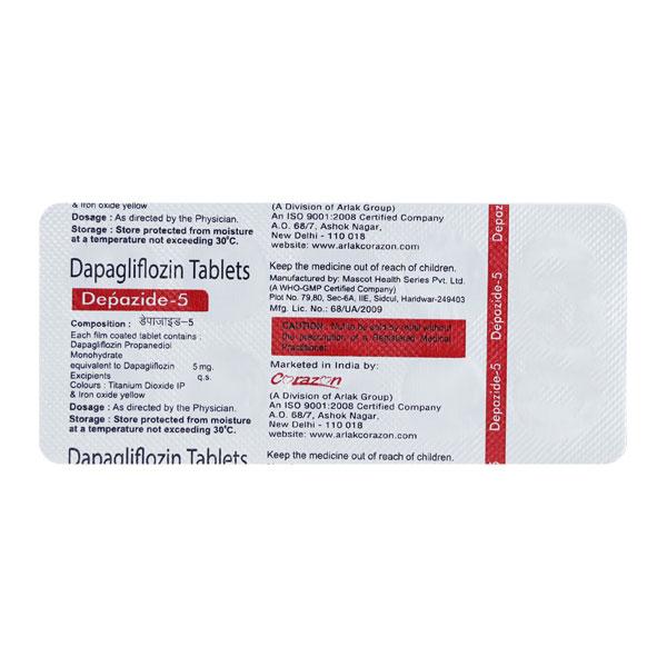 DEPAZIDE 5 Tablet 10's