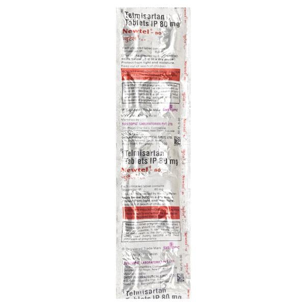 Newtel 80mg Tablet 10'S
