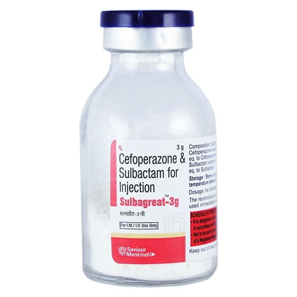 SULBAGREAT 3gm Injection 1's