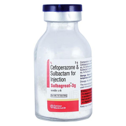 SULBAGREAT 3gm Injection 1's