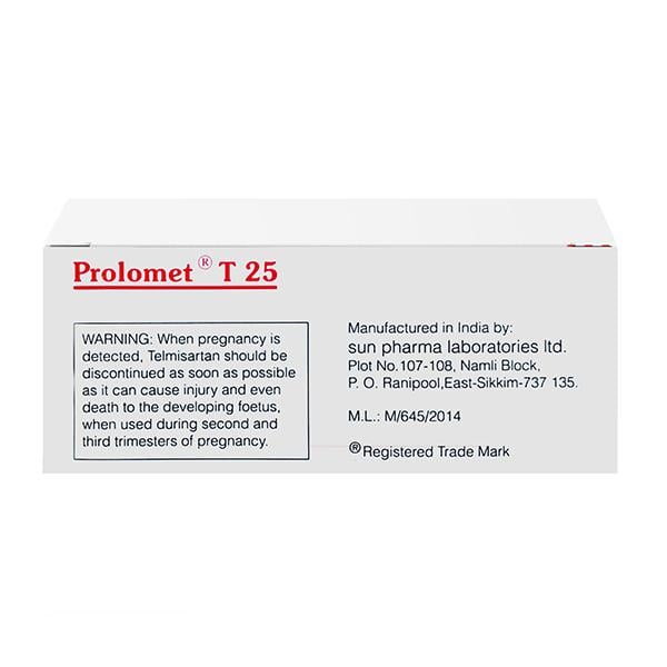 PROLOMET T 25 Tablet 10's