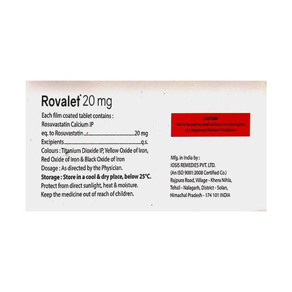 ROVALET 20mg Tablet 10's