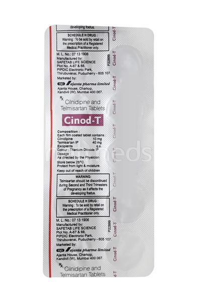 Cinod T 10mg Tablet 10'S