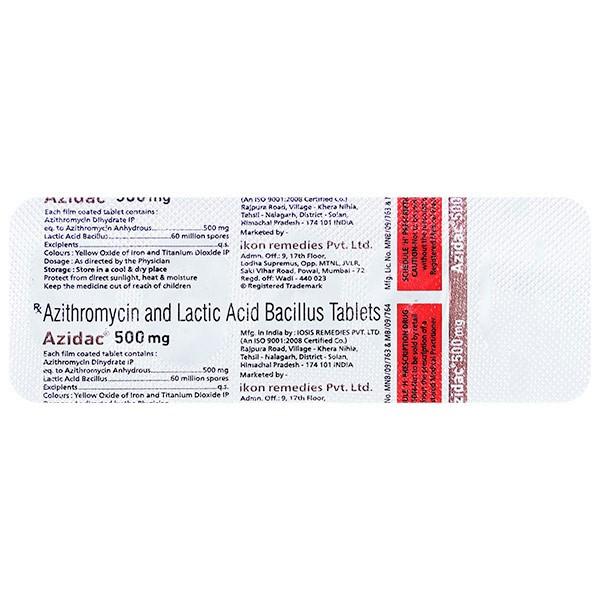 AZIDAC 500mg Injection 1's