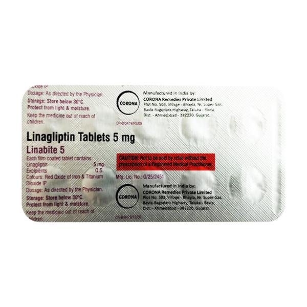 LINABITE 5 Tablet 10's