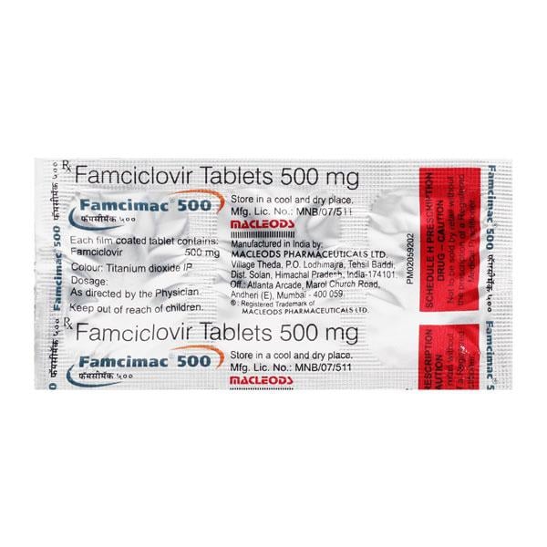 Famcimac 500mg Tablet 3'S
