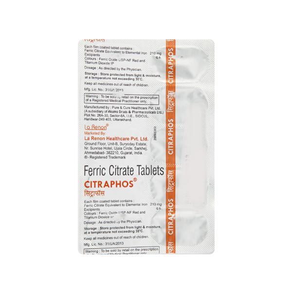 Citraphos Tablet 10'S