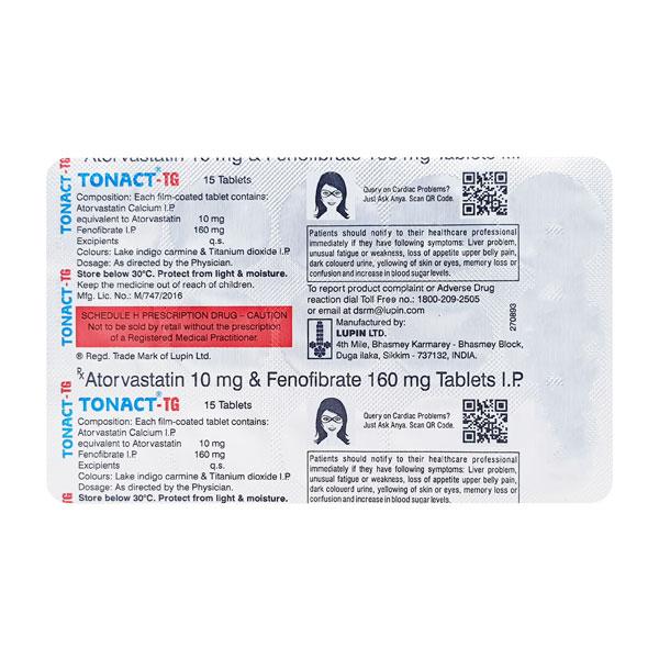 Tonact TG 10mg Tablet 15'S