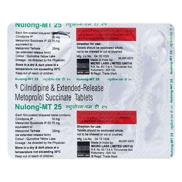 NULONG MT 25 Tablet 15's