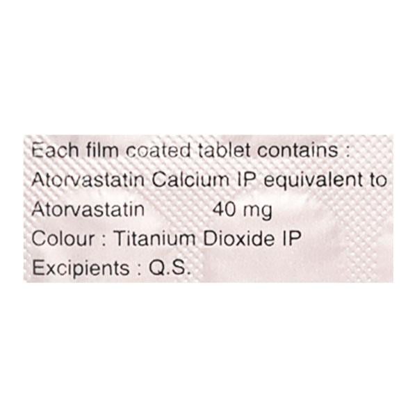 Lipicure 40mg Tablet 15'S