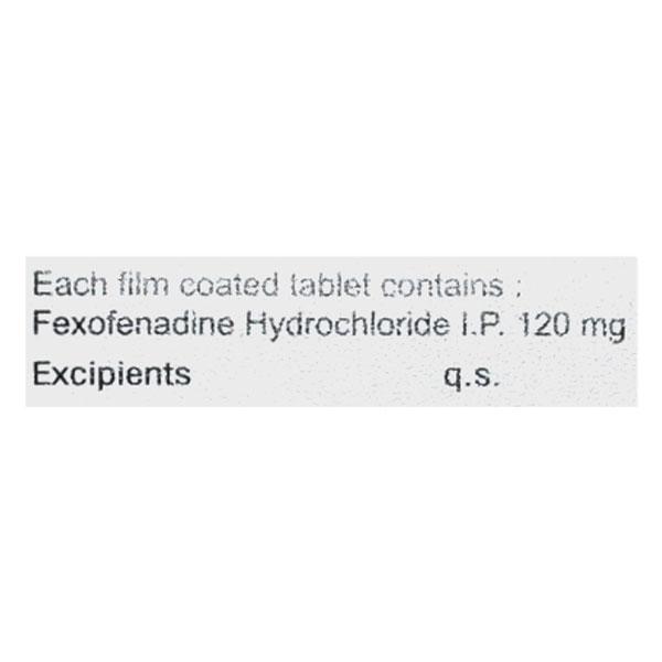 FEXOLIFE 120mg Tablet 10's
