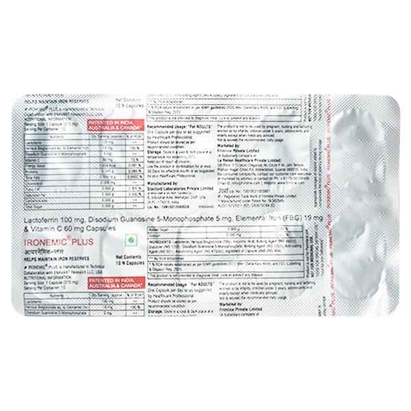 IRONEMIC PLUS Capsule 10's