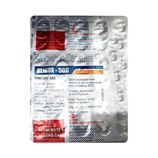Almox 500mg Capsule 10'S