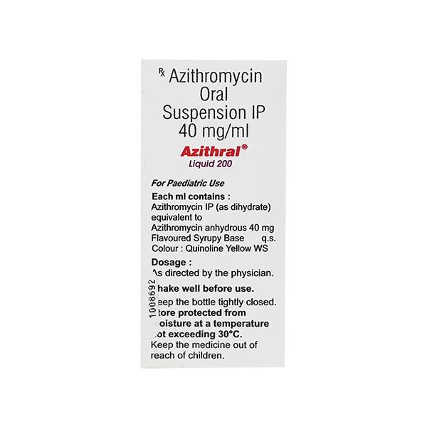 AZITHRAL 200 Liquid 15ml