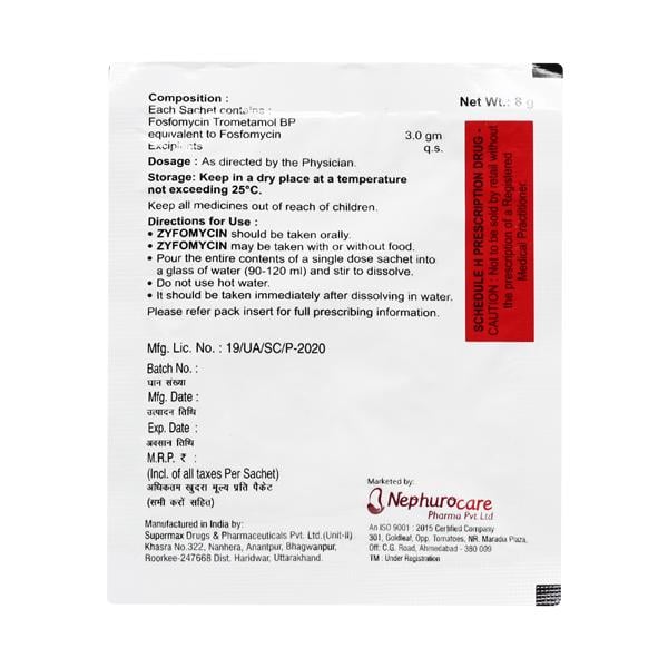 ZYFOMYCIN Powder 8gm