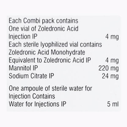 Zolasta 4mg Injection 1'S