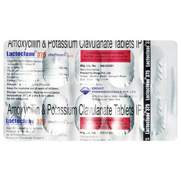 LACTOCLAAV 375 Tablet 10's