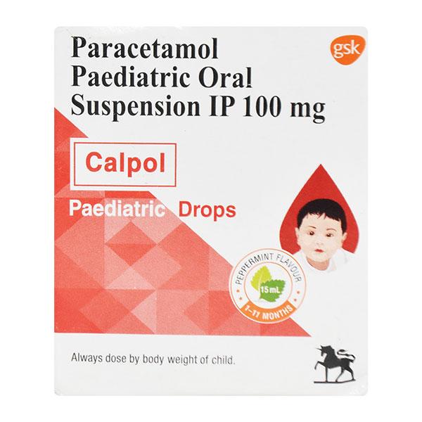 Calpol Peppermint Flavour Paediatric Drops 15ml
