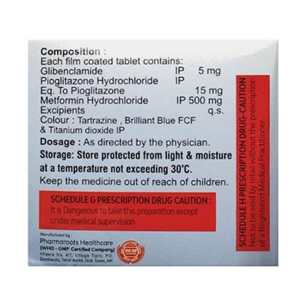 GLIBENMET Tablet 10's
